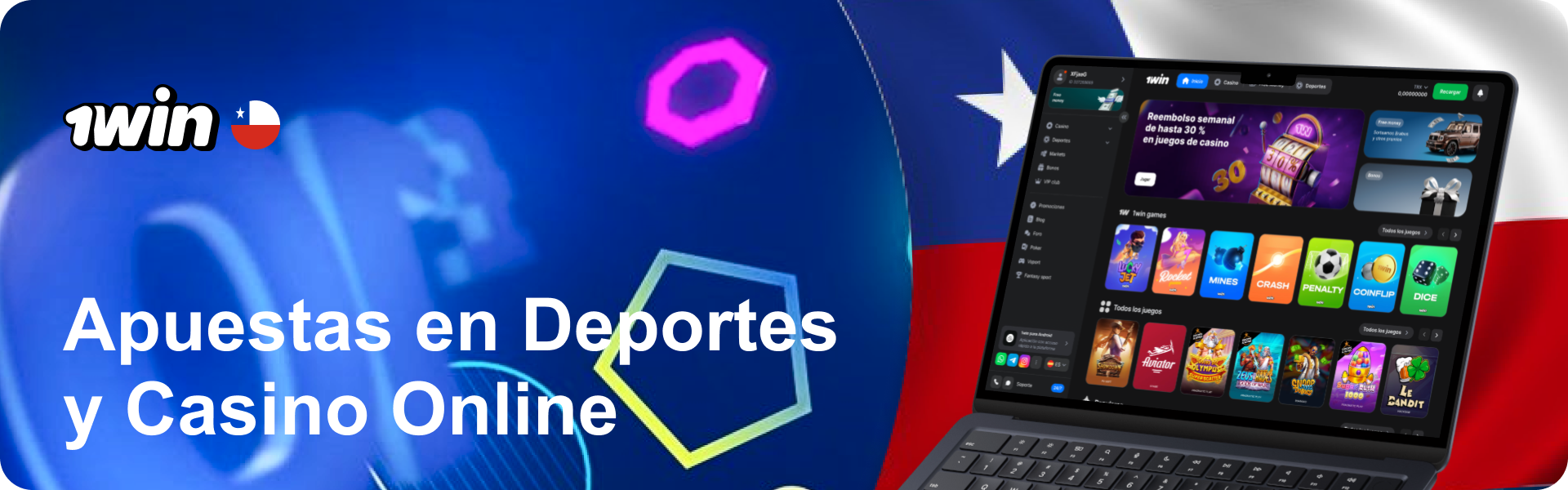 Entra a 1Win Chile: Apuestas en Deportes y Casino Online